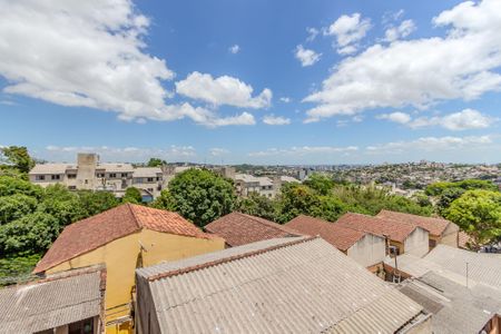 Vista Sala de apartamento à venda com 2 quartos, 50m² em Glória, Porto Alegre