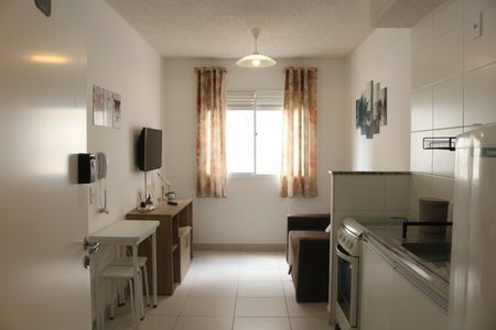 Sala de apartamento para alugar com 1 quarto, 30m² em Barra Funda, São Paulo