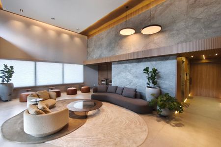 Apartamento para alugar com 55m², 1 quarto e 1 vagaHall social