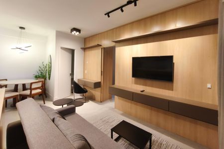 Sala de apartamento para alugar com 1 quarto, 55m² em Cambuí, Campinas