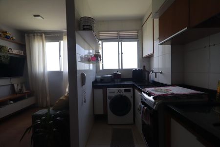 Cozinha de apartamento para alugar com 2 quartos, 42m² em Bonfim Paulista, Ribeirão Preto
