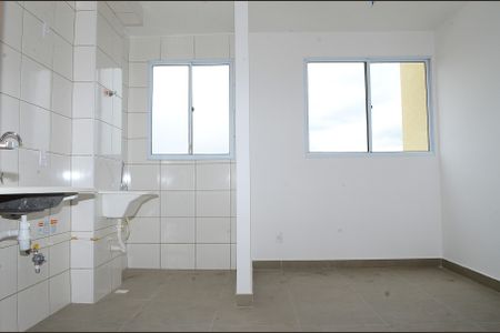 Sala/Cozinha de apartamento para alugar com 2 quartos, 41m² em São Gabriel, Belo Horizonte