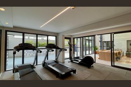 Studio para alugar com 24m², 1 quarto e sem vagaAcademia