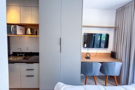 Studio para alugar com 24m², 1 quarto e sem vaga