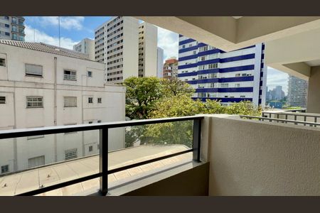 Studio para alugar com 24m², 1 quarto e sem vagaVaranda