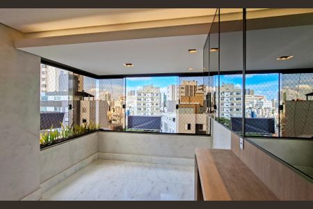 Sala de apartamento à venda com 3 quartos, 110m² em Anchieta, Belo Horizonte