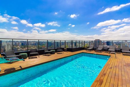 Studio para alugar com 25m², 1 quarto e sem vaga Studio para alugar com 25m², 1 quarto e sem vagaPiscina