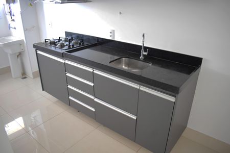 Cozinha - Armários de apartamento para alugar com 2 quartos, 80m² em Subsetor Sul - 7 (s-7), Ribeirão Preto