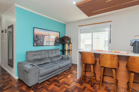 Sala de apartamento à venda com 3 quartos, 65m² em Cristal, Porto Alegre