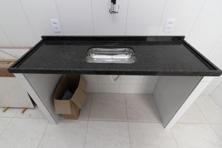 Apartamento para alugar com 44m², 2 quartos e 1 vagaDetalhe da cozinha