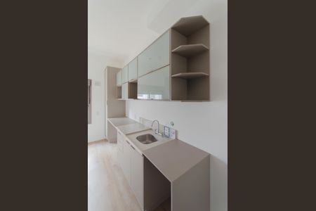 Cozinha de kitnet/studio para alugar com 1 quarto, 19m² em Ipiranga, São Paulo