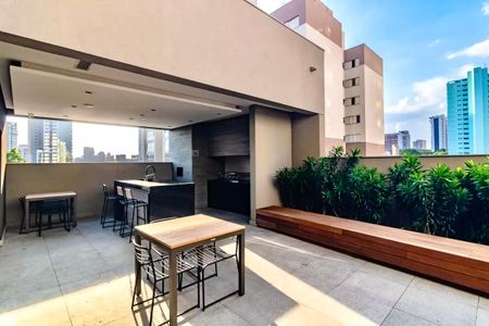 Studio à venda com 25m², 1 quarto e sem vaga Studio à venda com 25m², 1 quarto e sem vagaÁrea comum - Churrasqueira