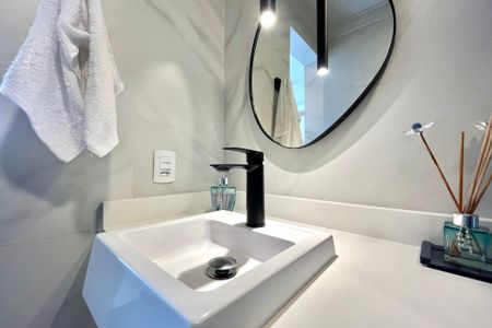 Studio à venda com 25m², 1 quarto e sem vaga Studio à venda com 25m², 1 quarto e sem vagaBanheiro