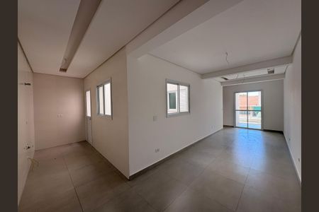 Sala de apartamento à venda com 2 quartos, 63m² em Vila Humaita, Santo André