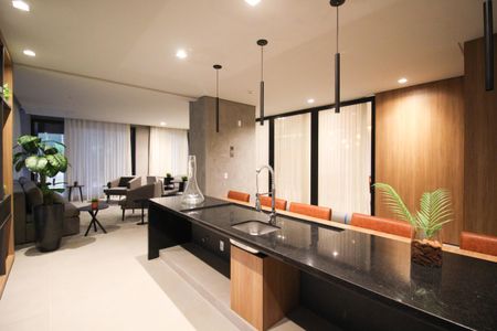 Apartamento para alugar com 29m², 1 quarto e sem vagaÁrea comum - Salão de festas