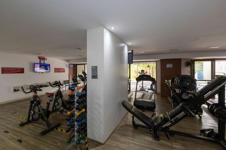 Apartamento à venda com 104m², 2 quartos e 2 vagas Apartamento à venda com 104m², 2 quartos e 2 vagasÁrea comum - Academia