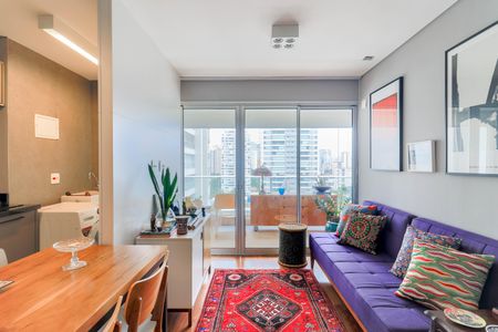 Sala de apartamento à venda com 1 quarto, 49m² em Itaim Bibi, São Paulo
