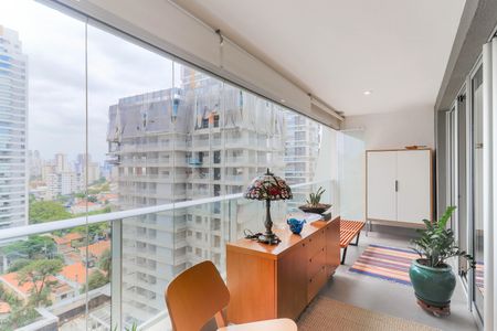 Varanda de apartamento à venda com 1 quarto, 49m² em Itaim Bibi, São Paulo