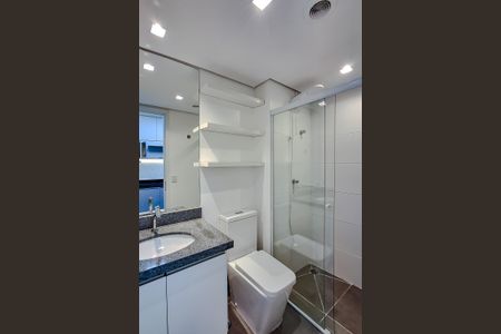 Banheiro de kitnet/studio para alugar com 1 quarto, 21m² em Vila Mariana, São Paulo