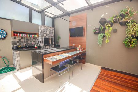 Varanda gourmet de casa de condomínio para alugar com 3 quartos, 126m² em Jardim Colombo, São Paulo