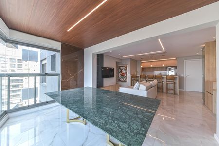 Apartamento para alugar com 82m², 1 quarto e 2 vagas Apartamento para alugar com 82m², 1 quarto e 2 vagasVaranda