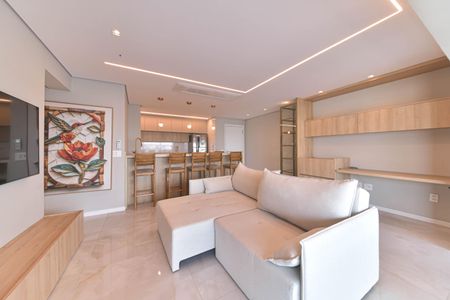 Sala de apartamento para alugar com 1 quarto, 82m² em Jardim das Acacias, São Paulo