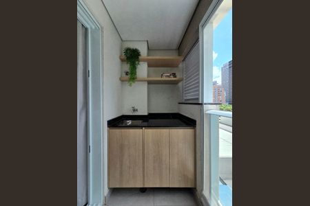 Studio à venda com 35m², 1 quarto e sem vagaVaranda