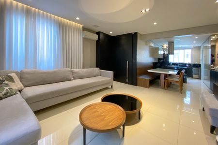 Sala de apartamento à venda com 3 quartos, 108m² em Santo Antônio, Belo Horizonte