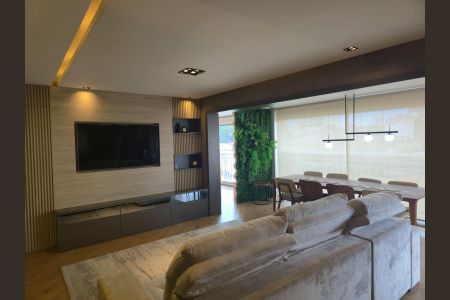 Apartamento à venda com 134m², 4 quartos e 2 vagasSala com varanda gourmet integrada 