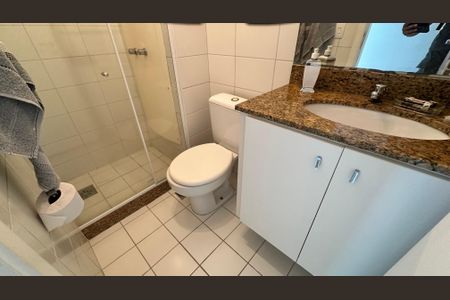 Apartamento para alugar com 69m², 2 quartos e 1 vaga Apartamento para alugar com 69m², 2 quartos e 1 vagaBanheiro social