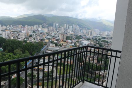 Varanda da Sala de apartamento para alugar com 2 quartos, 57m² em Santa Catarina, Nova Iguaçu