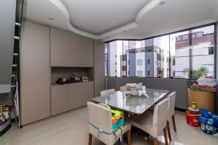 Sala de apartamento à venda com 3 quartos, 146m² em Castelo, Belo Horizonte