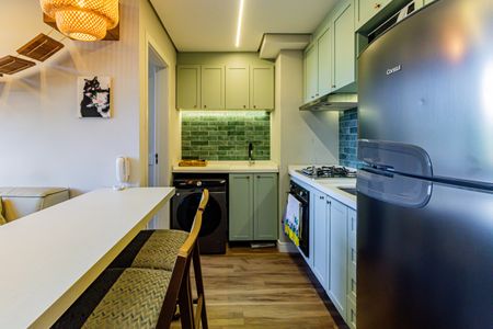 Cozinha de apartamento à venda com 2 quartos, 33m² em Butantã, São Paulo