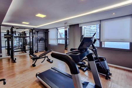 Studio para alugar com 26m², 1 quarto e sem vaga Studio para alugar com 26m², 1 quarto e sem vagaÁrea comum - Academia