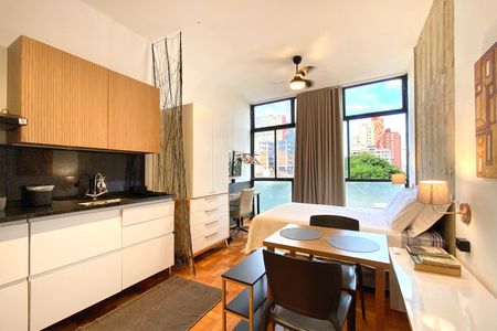 Studio de kitnet/studio para alugar com 1 quarto, 26m² em Funcionários, Belo Horizonte