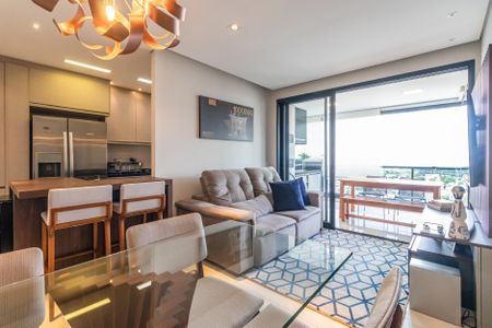 Sala de apartamento à venda com 2 quartos, 89m² em Empresarial 18 do Forte, Barueri