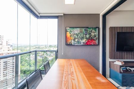 Varanda Gourmet de apartamento à venda com 2 quartos, 89m² em Empresarial 18 do Forte, Barueri