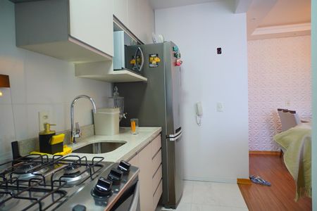 Cozinha de apartamento para alugar com 2 quartos, 42m² em Condomínio Terrabela, Porto Alegre