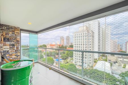 Varanda de apartamento à venda com 2 quartos, 84m² em Vila Dom Pedro I, São Paulo