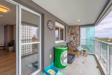 Varanda de apartamento à venda com 2 quartos, 84m² em Vila Dom Pedro I, São Paulo