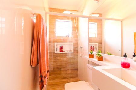 Casa de condomínio à venda com 78m², 2 quartos e 1 vaga Casa de condomínio à venda com 78m², 2 quartos e 1 vagaBanheiro