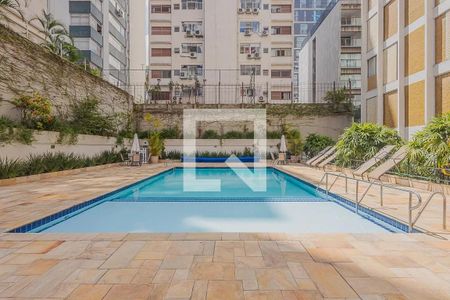 Área comum - Piscina de apartamento para alugar com 3 quartos, 156m² em Cerqueira César, São Paulo