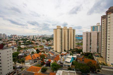 Vista da varanda de apartamento à venda com 2 quartos, 94m² em Vila Valparaíso, Santo André