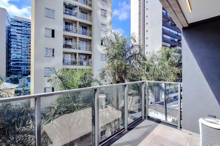 Varanda de kitnet/studio para alugar com 1 quarto, 30m² em Paraíso, São Paulo