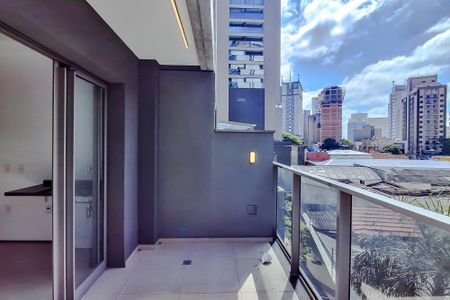 Varanda de kitnet/studio para alugar com 1 quarto, 30m² em Paraíso, São Paulo
