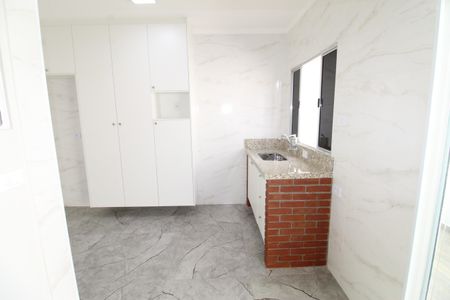 Cozinha de casa para alugar com 1 quarto, 60m² em Jardim das Industrias, São José dos Campos