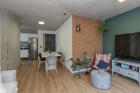 Sala de apartamento à venda com 1 quarto, 70m² em Campo Belo, São Paulo