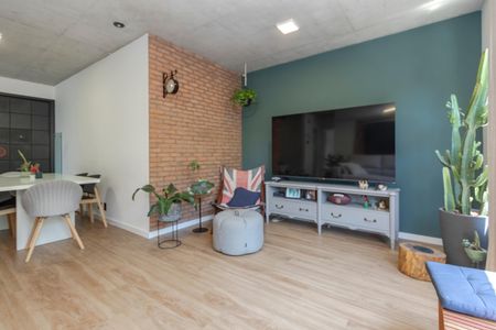 Sala de apartamento à venda com 1 quarto, 70m² em Campo Belo, São Paulo