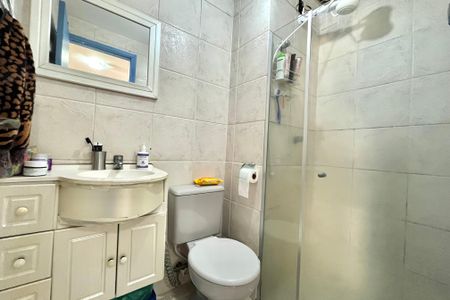 Banheiro de kitnet/studio à venda com 1 quarto, 36m² em Vila Guarani, São Paulo