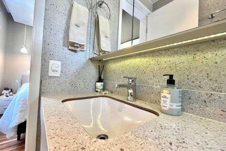 Apartamento à venda com 56m², 1 quarto e 1 vagaBanheiro da Suíte